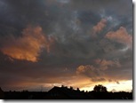 Leuchtende Wolken