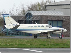 Flugplatz Luneort Cessna 425 Conquest I D-IDAX