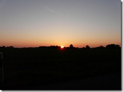 Sonnenaufgang 09.05.2011