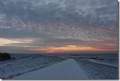 Sonnenuntergang am 13.12.2012