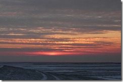 Sonnenuntergang am 13.12.2012