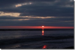 Sonnenuntergang Spieka-Neufeld, Stimmungsbild
