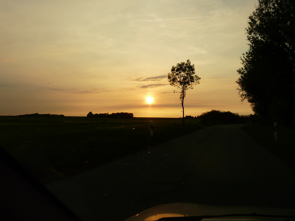 Sonnenuntergang Spieka Neufeld Hafen